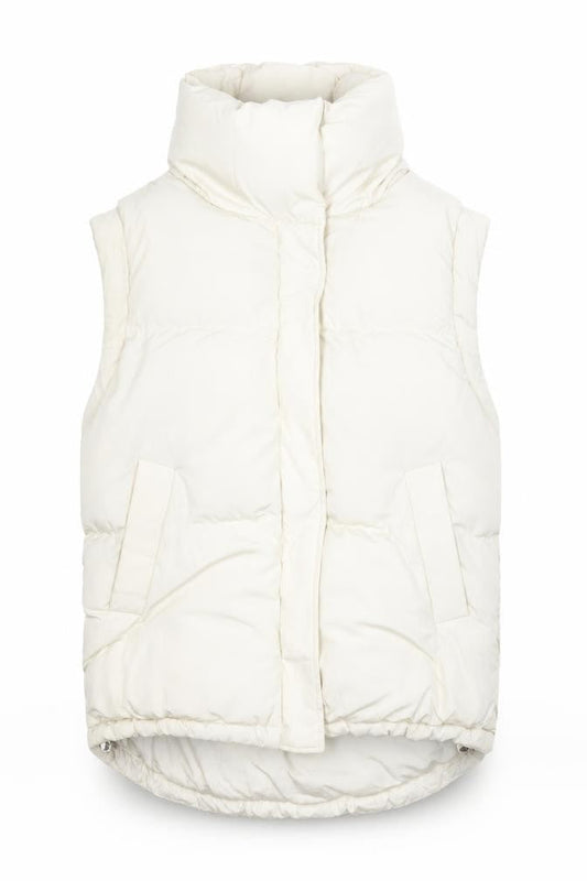 Womens UK Size S Bershka Ivory Gilet