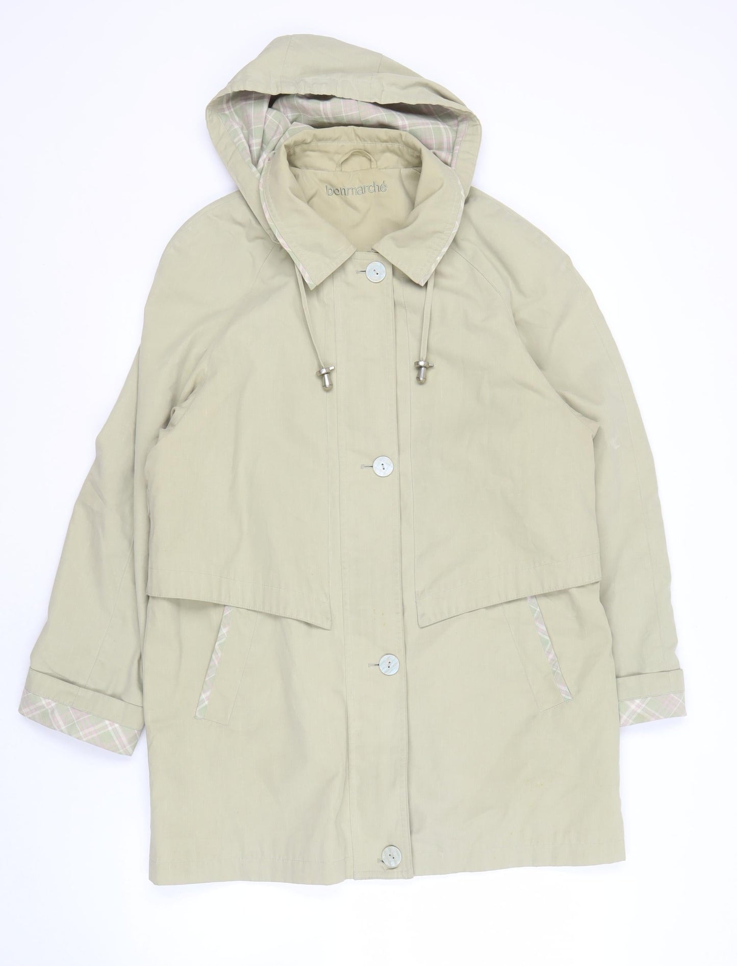 Womens UK Size S Bonmarché Beige Basic Jacket