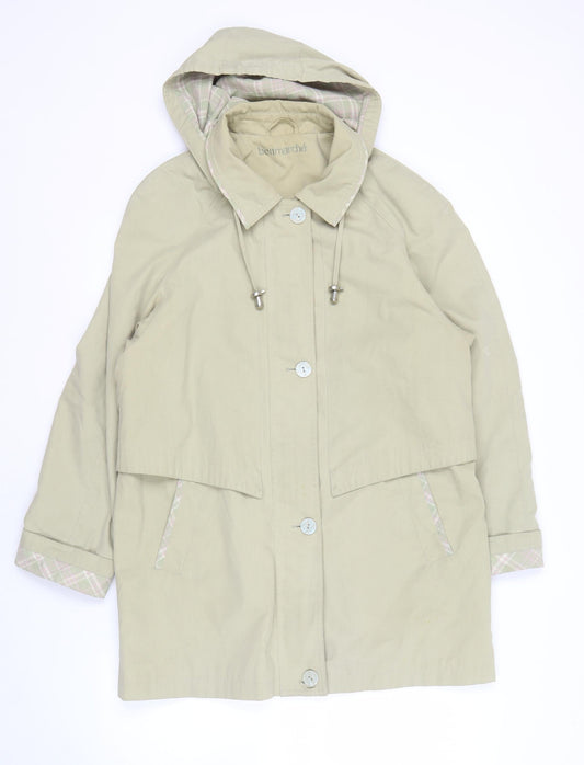 Womens UK Size S Bonmarché Beige Basic Jacket