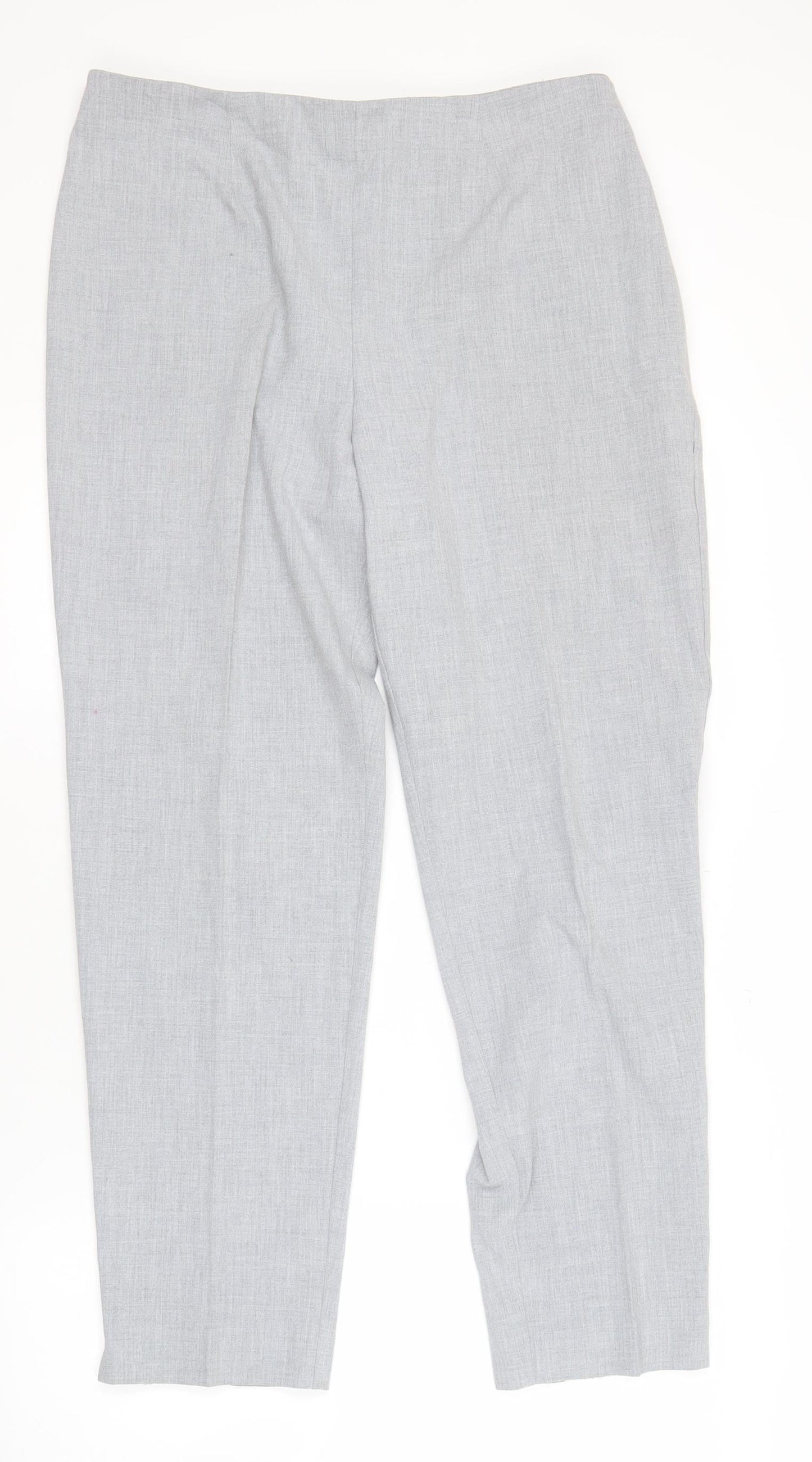 Womens UK Size 18 Marks and Spencer Regular Fit  Grey Trousers