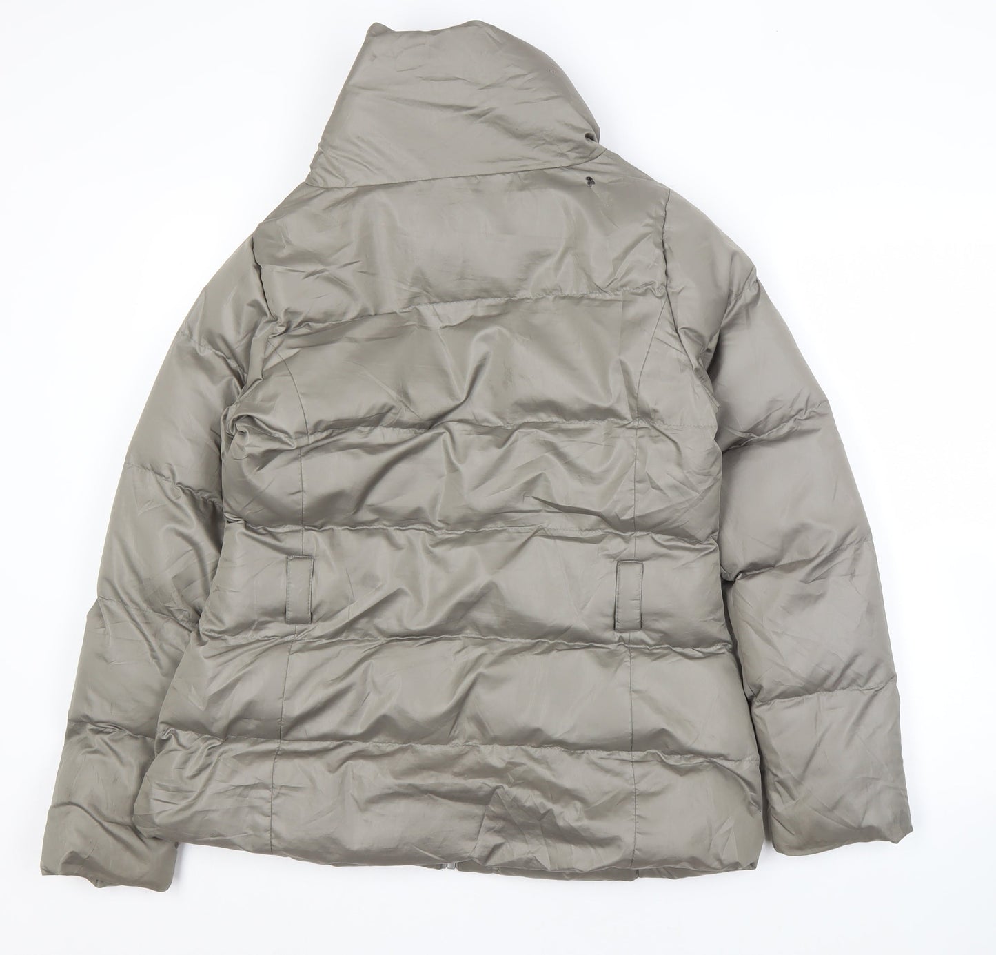 Womens UK Size M Brave Soul Grey Puffer Jacket