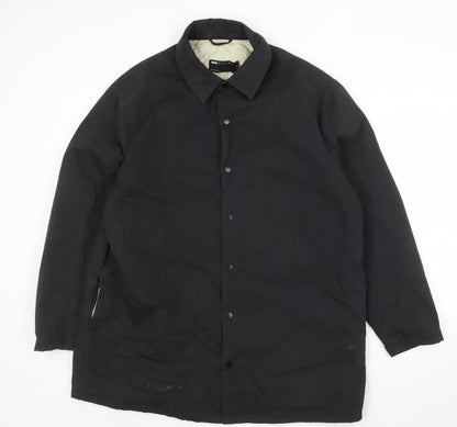 ASOS DESIGN Men's Black Casual Coat Size L