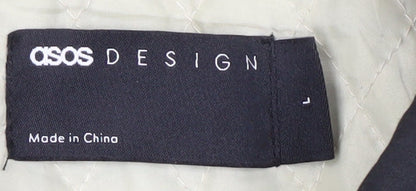 ASOS DESIGN Men's Black Casual Coat Size L