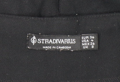 Womens UK Size 8 Stradivarius   Black Trousers
