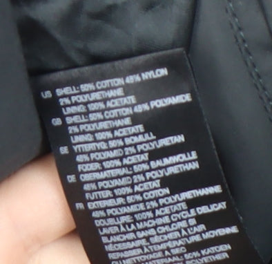 Womens UK Size 12 H&M Black Basic Jacket
