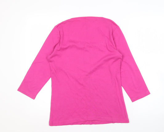 Cotton Traders Pink Women's T-Shirt Size 10/12