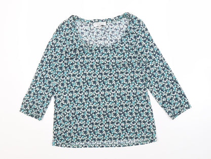 Womens UK Size 12 Laura Ashley Multicoloured Basic Blouse