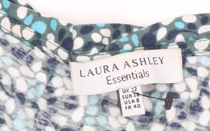 Womens UK Size 12 Laura Ashley Multicoloured Basic Blouse