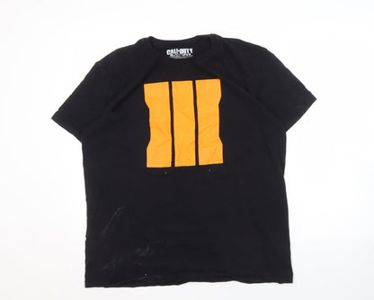 Mens UK Size XL Call of Duty Black  T-Shirt