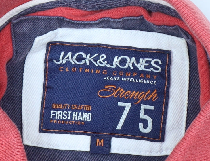 Jack & Jones Men's Red Polo Shirt M