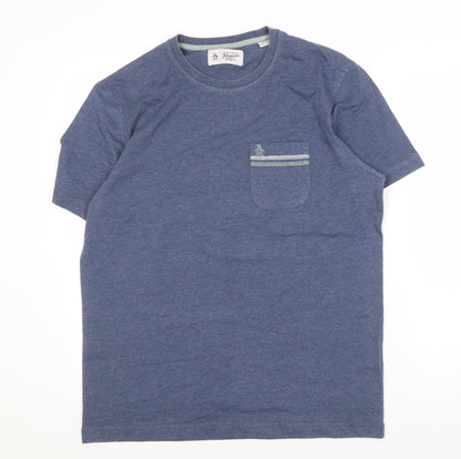 Penguin Men's Blue XL Crew Neck T-Shirt