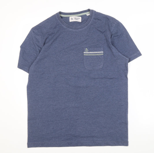 Penguin Men's Blue XL Crew Neck T-Shirt