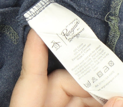 Penguin Men's Blue XL Crew Neck T-Shirt