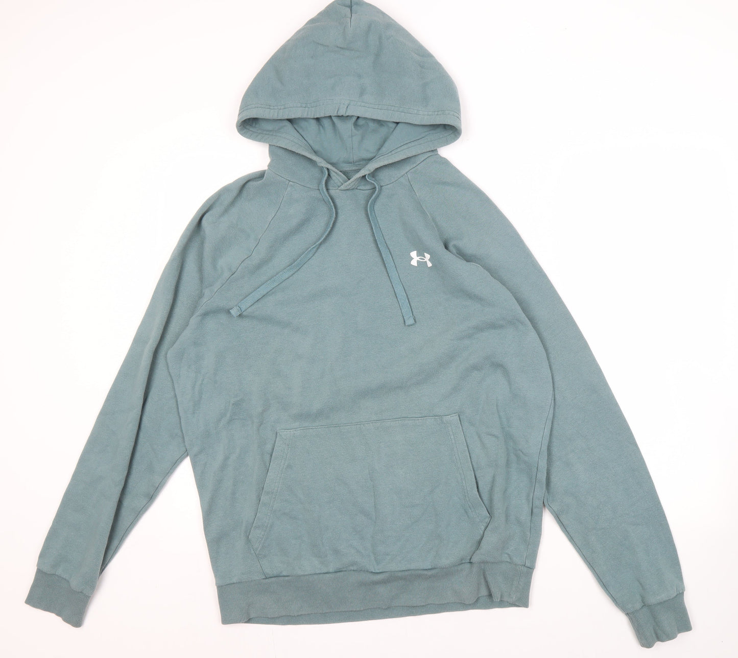 Under Armour Green Pullover Hoodie M Unisex Adults