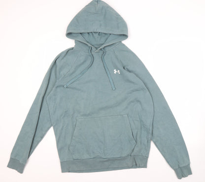 Under Armour Green Pullover Hoodie M Unisex Adults