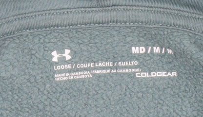 Under Armour Green Pullover Hoodie M Unisex Adults