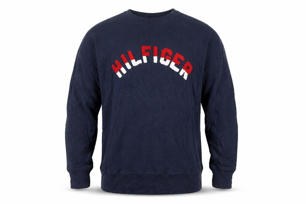Mens UK Size S Tommy Hilfiger Blue Pullover Jumper
