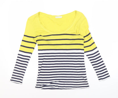 Womens UK Size 6 Whistles Multicoloured Basic T-Shirt