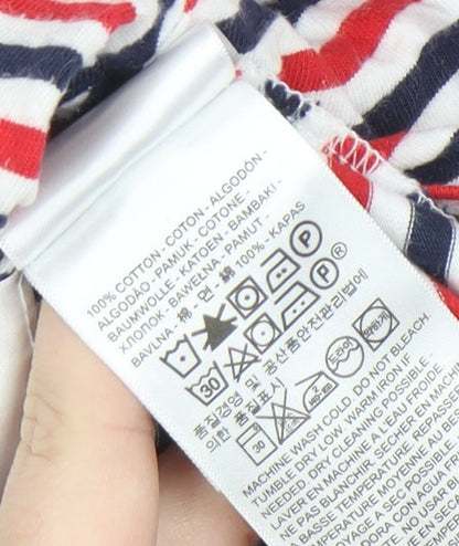 Levi's Men's Striped Multicoloured Cotton T-Shirt Size S