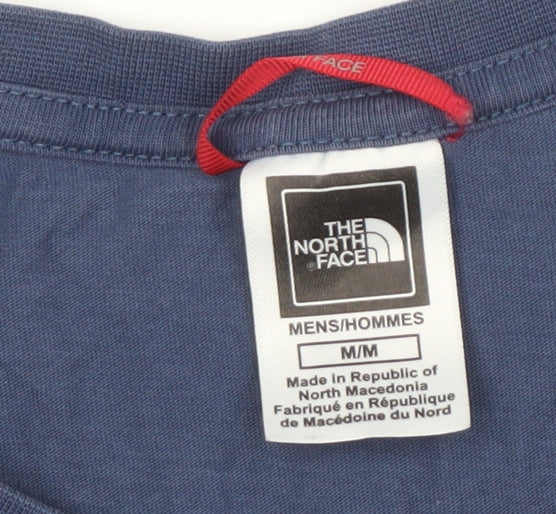 The North Face Men's Blue Graphic T-Shirt Medium