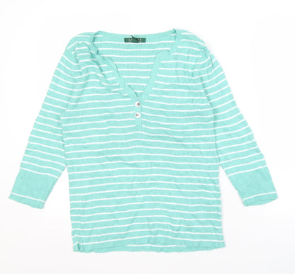 Womens UK Size L Lauren Ralph Lauren Green Pullover Jumper