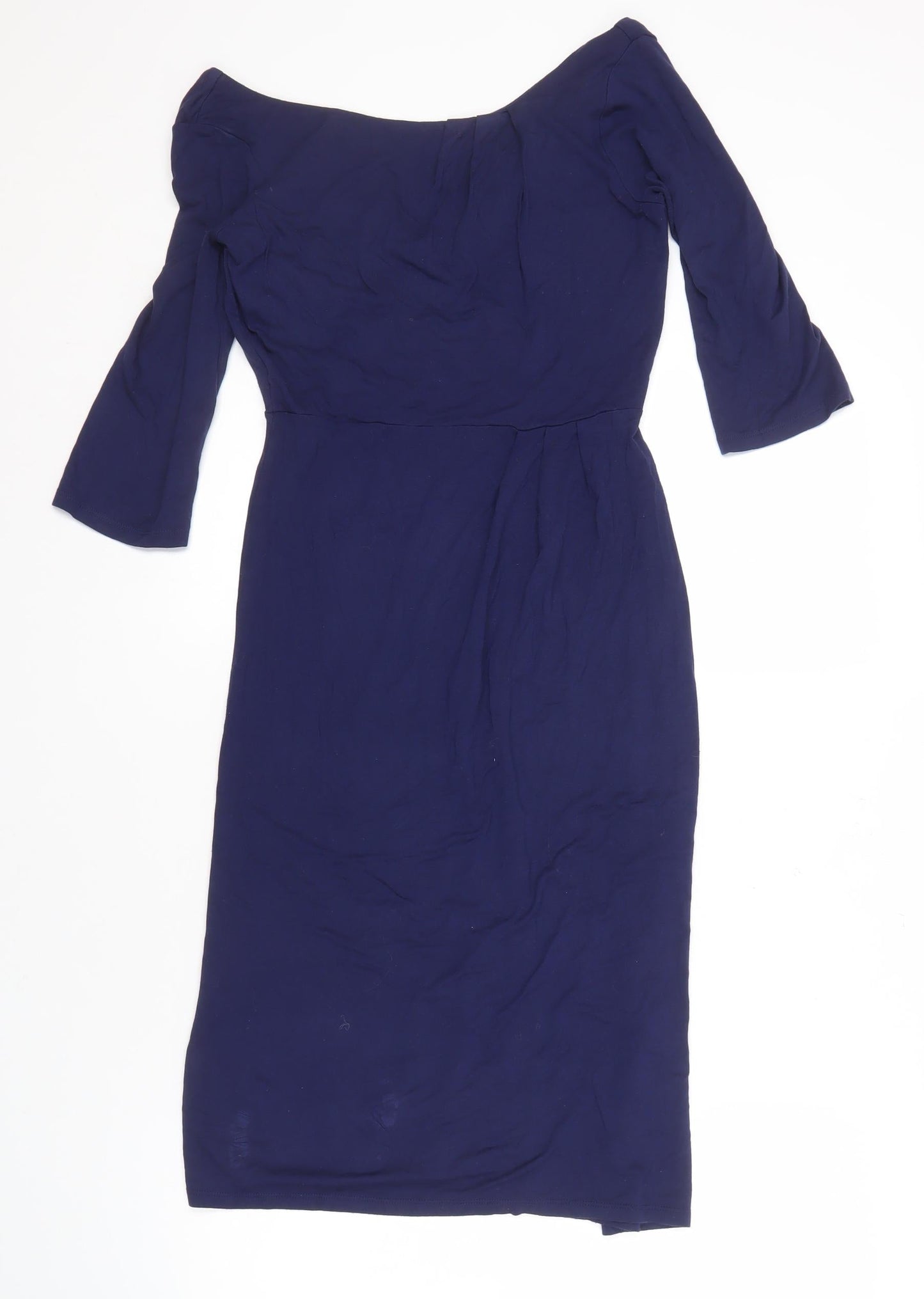 L.K. Bennett Women's Blue 3/4 Sleeve Dress Size 8