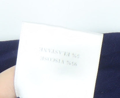 L.K. Bennett Women's Blue 3/4 Sleeve Dress Size 8