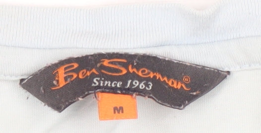 Mens UK Size M Ben Sherman Blue  T-Shirt