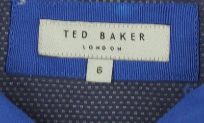 Ted Baker Men's Blue Cotton Polo Shirt, Size S