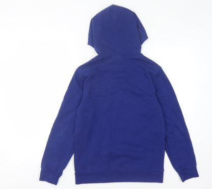 Champion Boys Blue Pullover Hoodie, Size 11-12, Graphic Logo