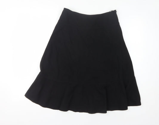 Phase Eight Women's Black A-Line Skirt, Size 10