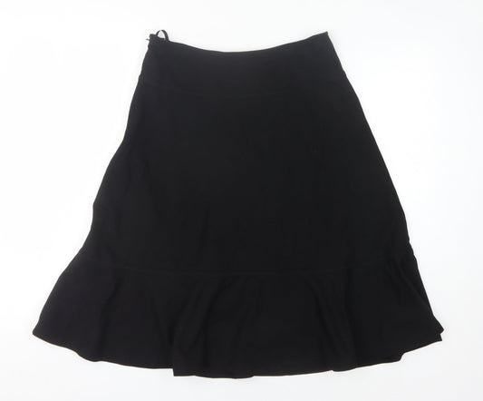 Phase Eight Women's Black A-Line Skirt, Size 10