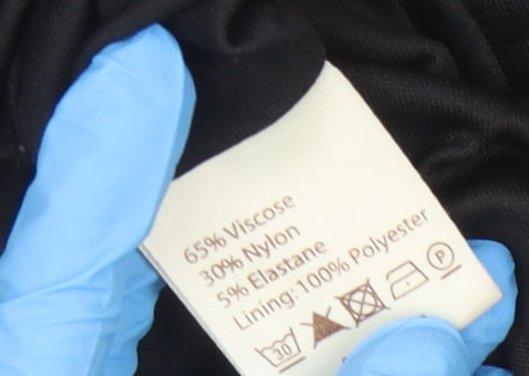 Phase Eight Women's Black A-Line Skirt, Size 10