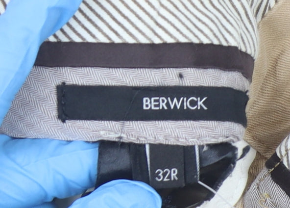 Jaeger Men's Beige Chino Trousers 32R - Regular Fit