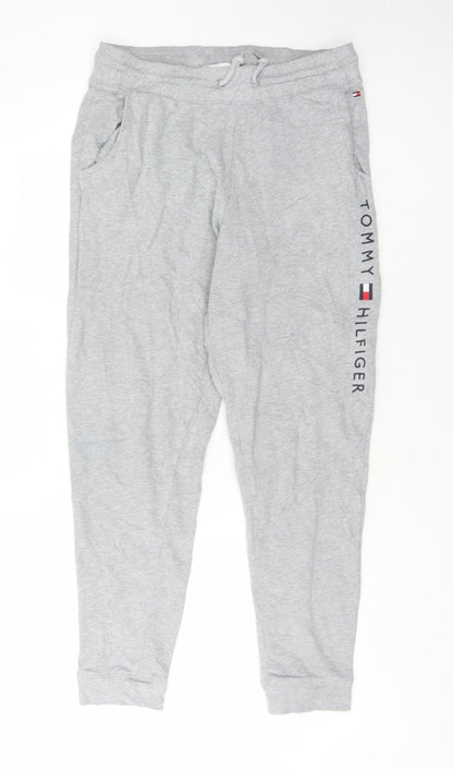 Tommy Hilfiger Men's Grey Jogger M - Logo, Casual, Pockets