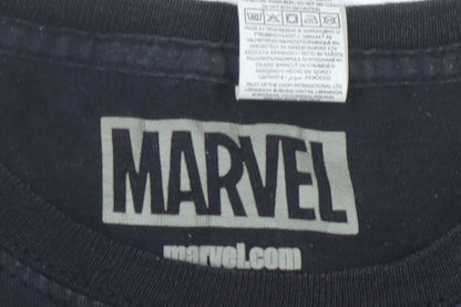 Marvel Boys Black Groot Graphic T-Shirt 12-13 Years Cotton