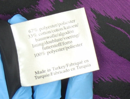 Laura Ashley Women’s Purple Floral Pencil Skirt UK 14