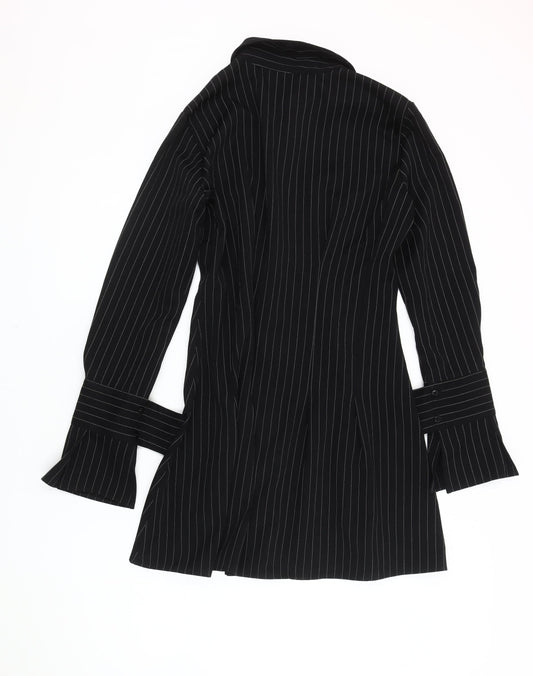 Womens UK Size 14 ASOS DESIGN Black  Button-Up