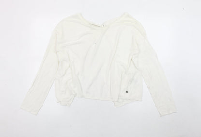 UK Size 12 Passport White Pullover