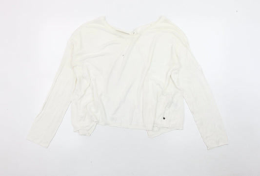 UK Size 12 Passport White Pullover