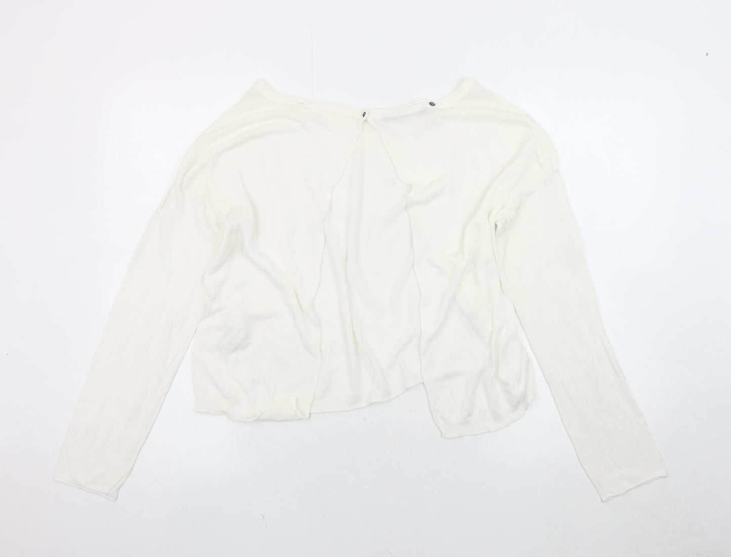 UK Size 12 Passport White Pullover