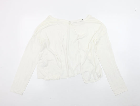 UK Size 12 Passport White Pullover