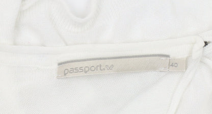 UK Size 12 Passport White Pullover