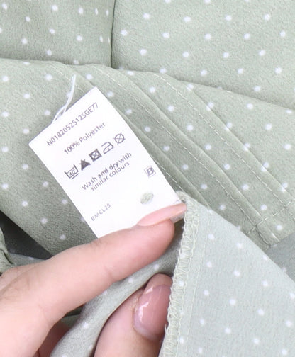 Womens UK Size 22 BM Green  Button-Up
