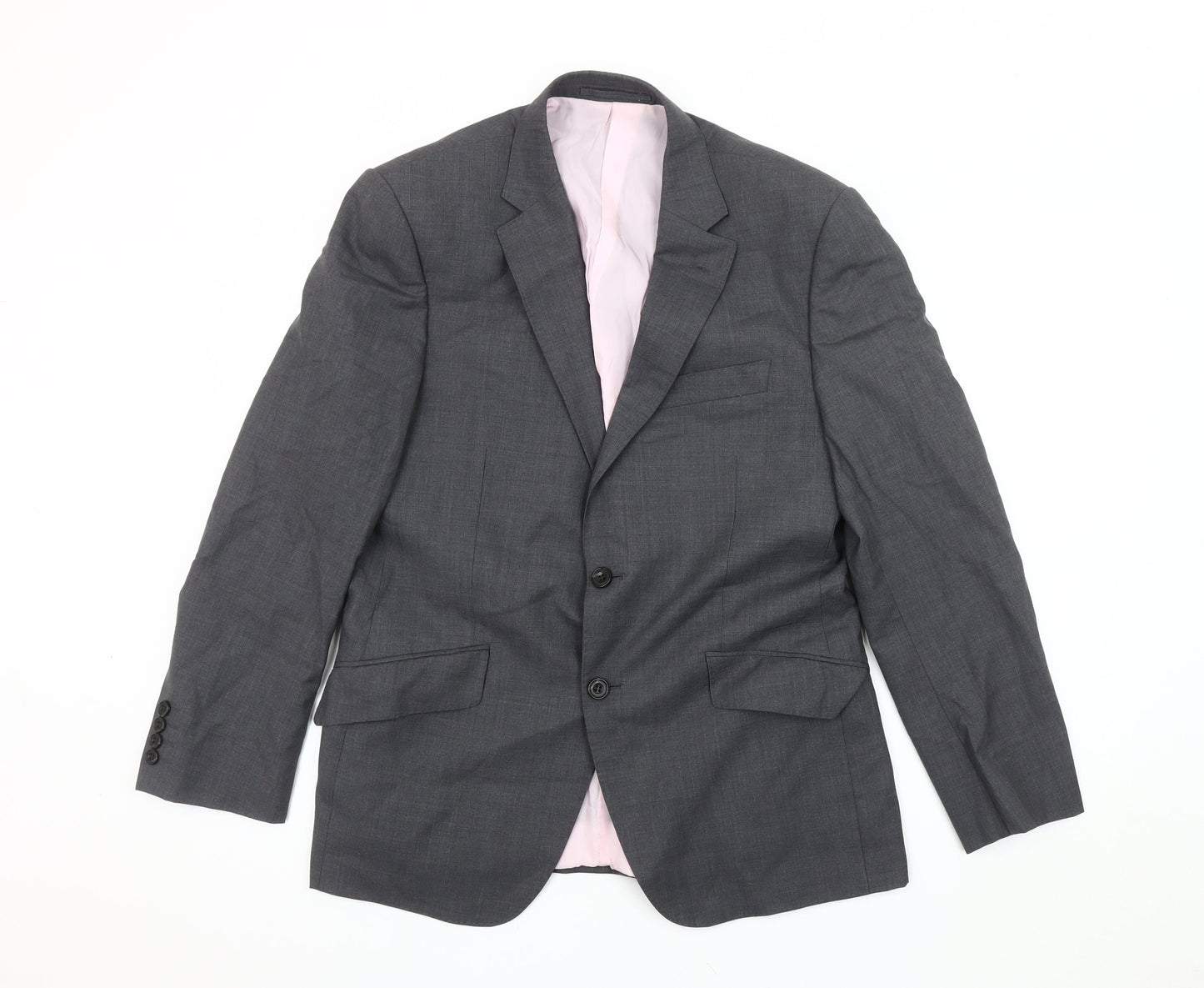 Mens UK Size 38 Marks and Spencer Regular Grey Suit Jacket