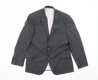Mens UK Size 38 Marks and Spencer Regular Grey Suit Jacket