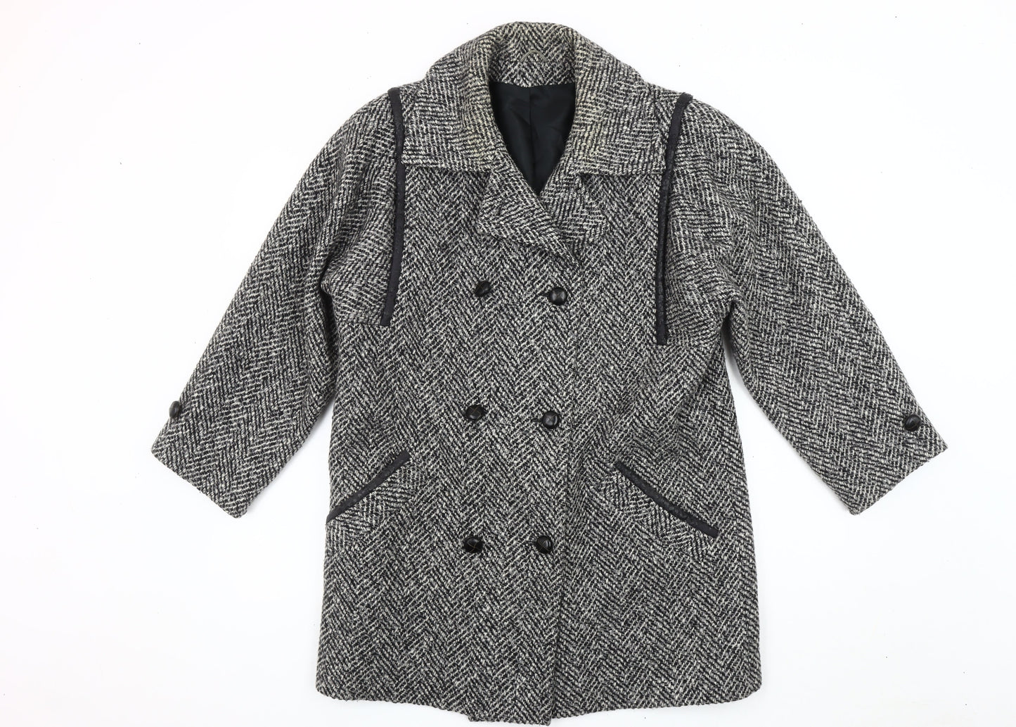 Womens UK Size 10 Julius Grey Pea Coat