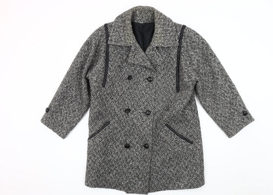 Womens UK Size 10 Julius Grey Pea Coat