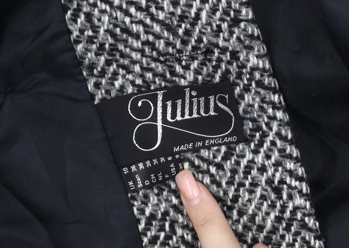 Womens UK Size 10 Julius Grey Pea Coat