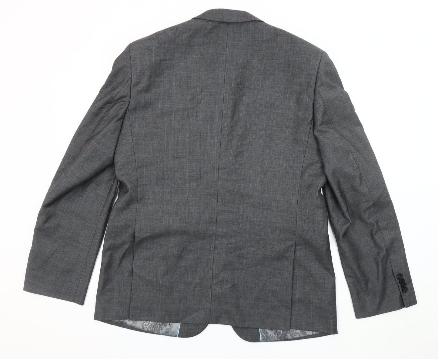 Mens UK Size 42 Burton Menswear Regular Grey Suit Jacket